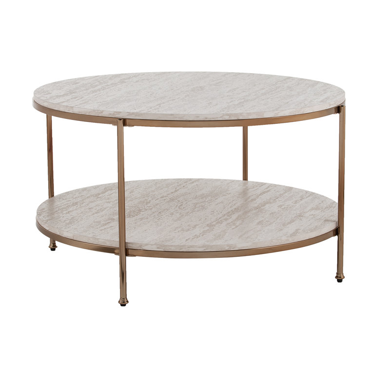Mercer41 Stamper Faux Stone 2 Piece Coffee Table Set Wayfair Stamper Faux Stone 2 Piece Coffee Table Set