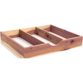 Thegreatamericanhangercompany Cedar Tie Box General Organizer