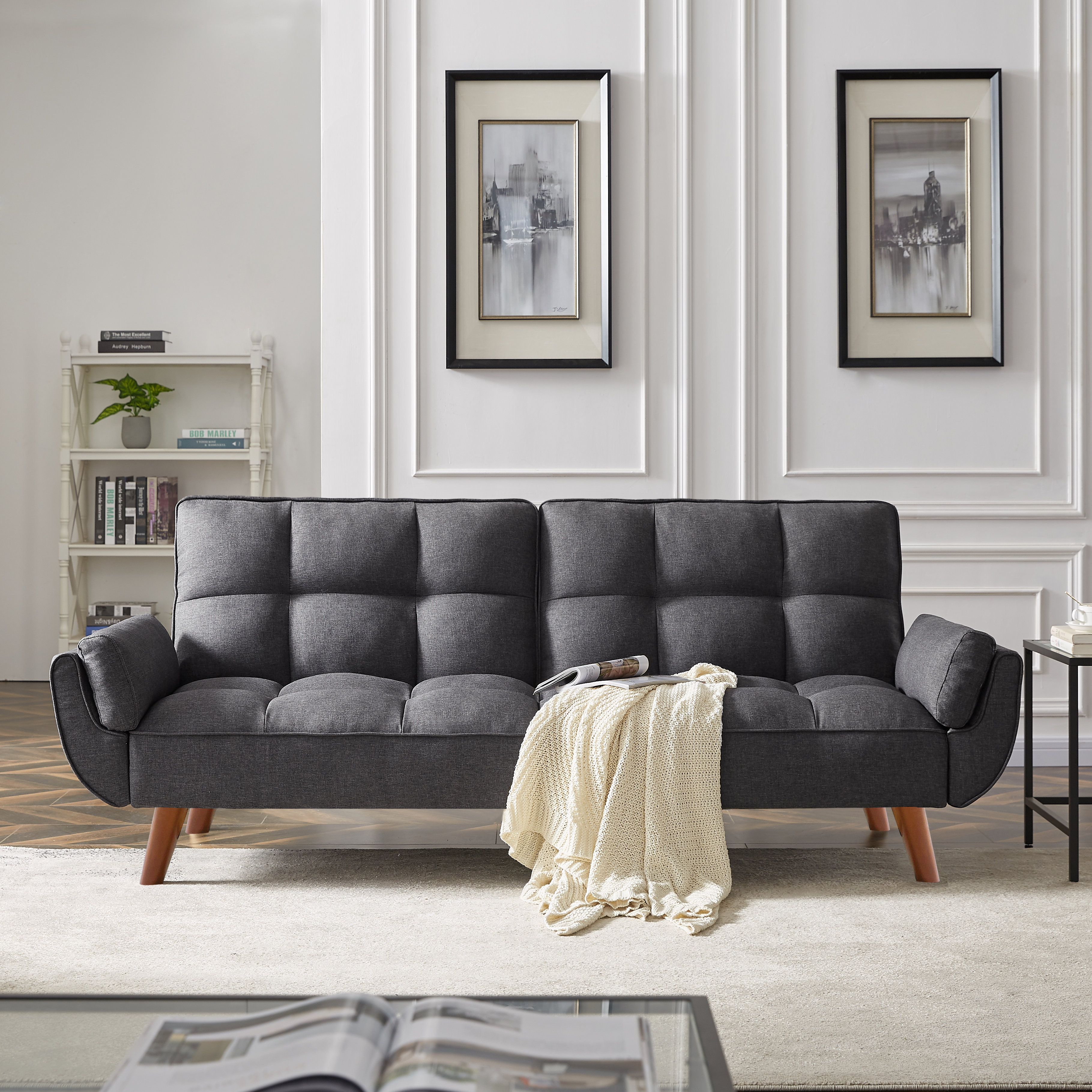 Corrigan Studio Mikula Reclining 83 1 Pillow Top Arm Sofa Wayfair