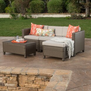 Furst 5 Piece Sectional Seating Group with Cushions