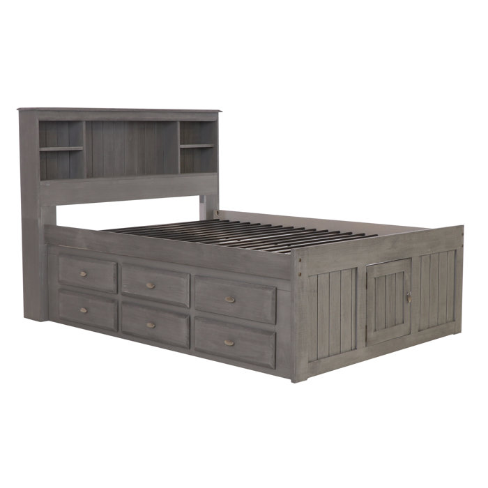 Birch Lane Ercole Full Mate S Captain S Bed With 6 Drawers And