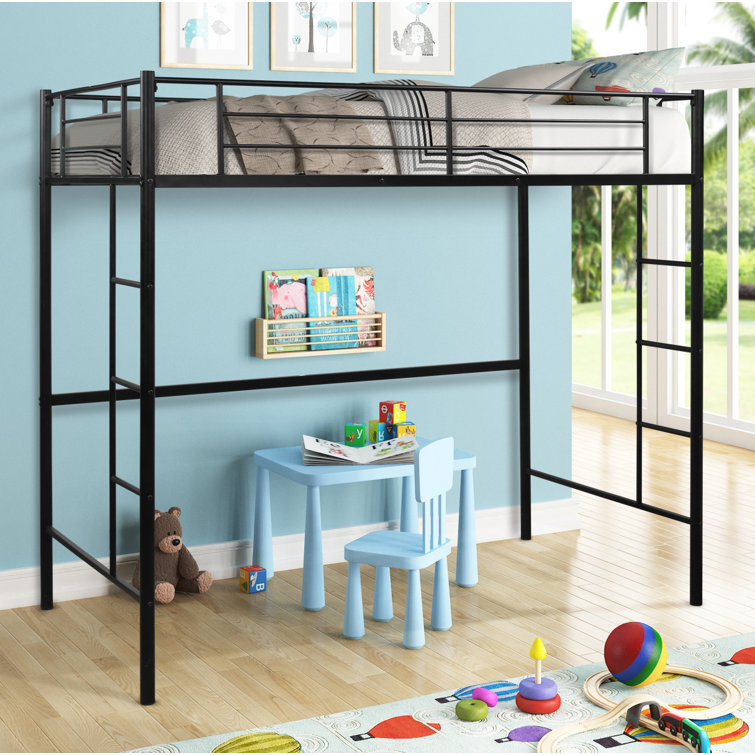Isabelle & Max™ Hendrum Twin Loft Bed with Shelves by Isabelle & Max