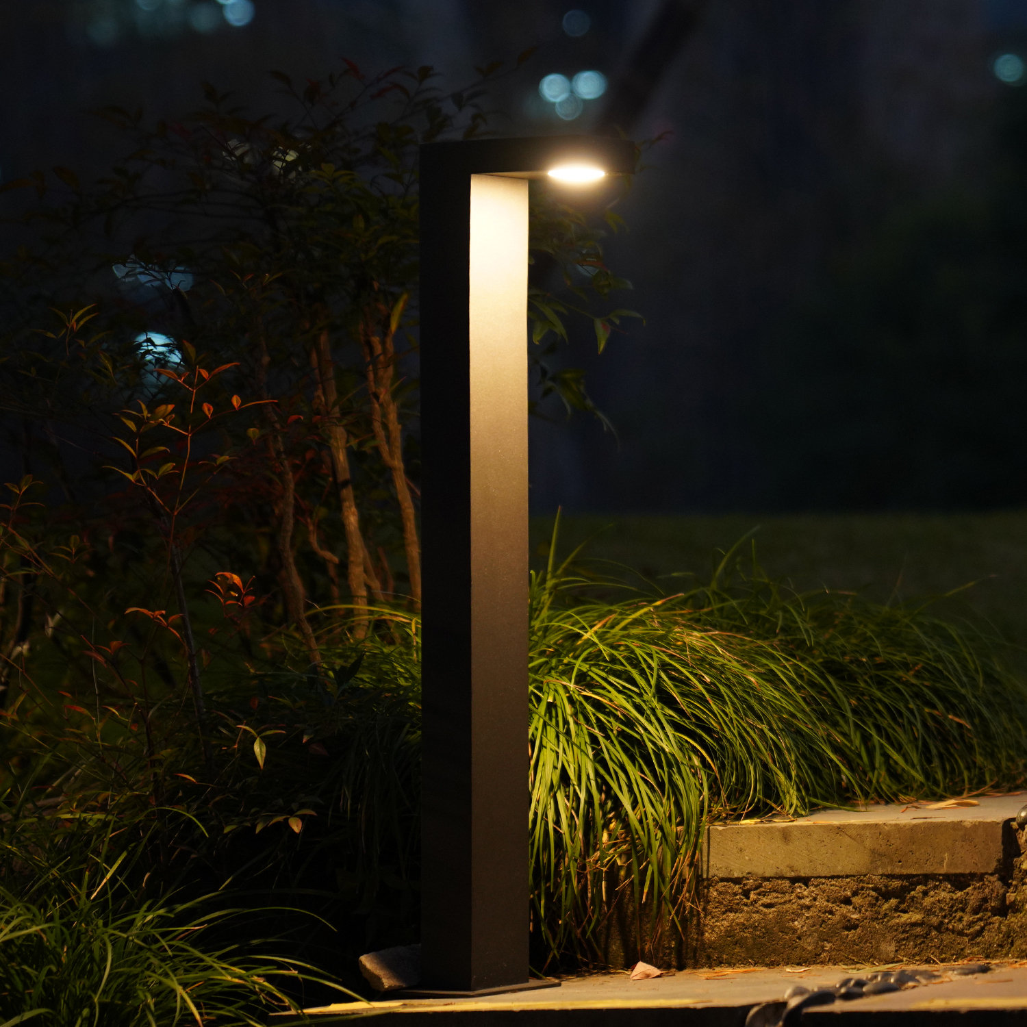 modern exterior path lighting