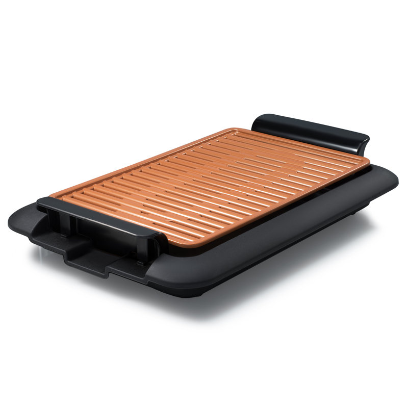 Gotham Steel Large Smokeless Ti Cerama Electric Grill Reviews Wayfair