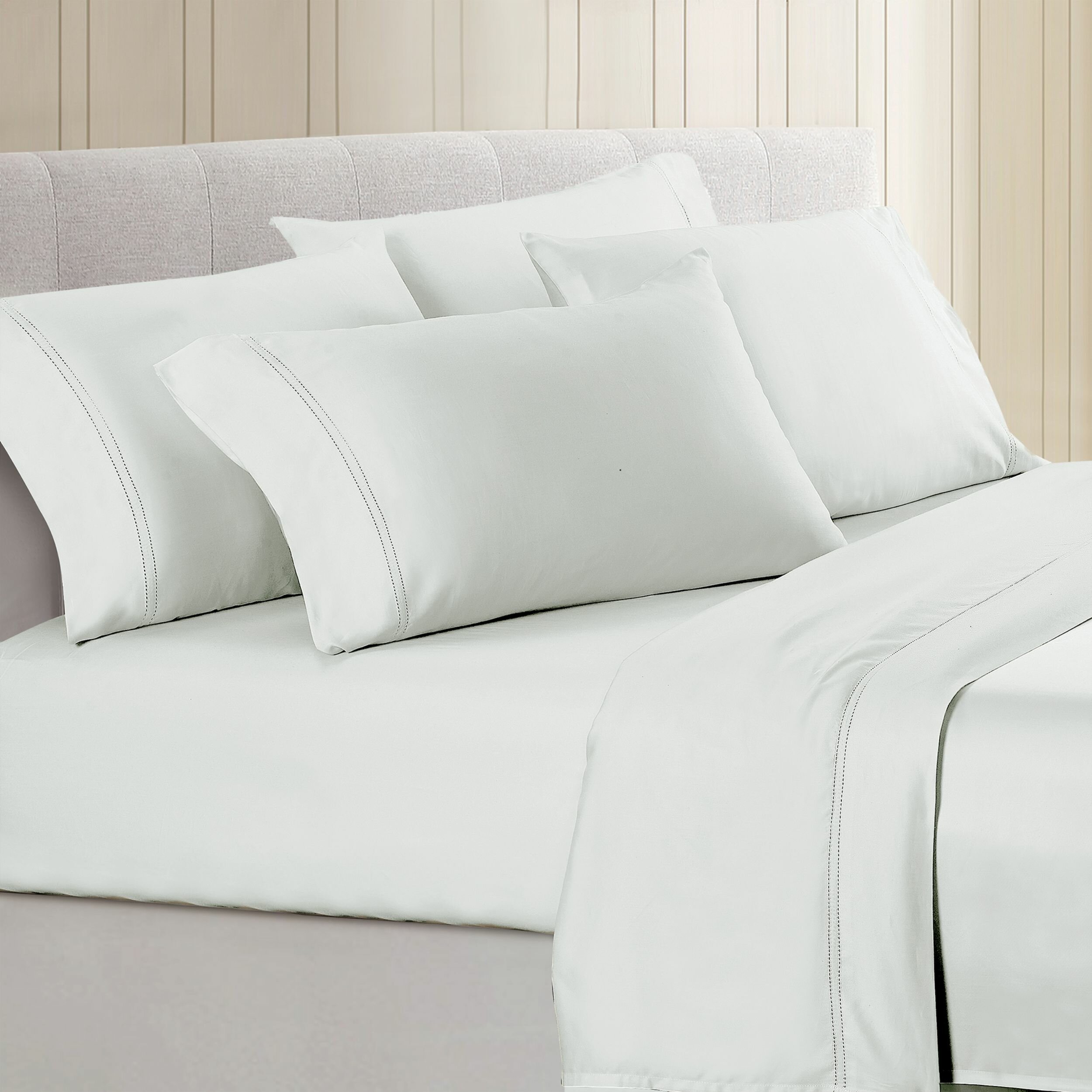 Egyptian Cotton Bed Sheet Set Pillowcase Zebra Print Color 1000 TC USA Size 