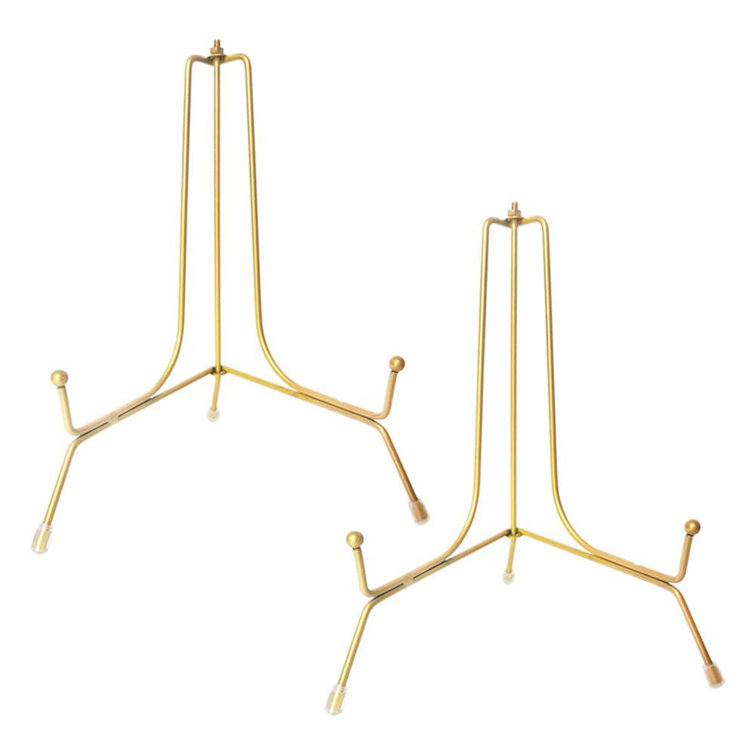 4-in Plate Holder Stand Display Home Easel Metal Frame Picture Decoration 4 Pack for sale online 