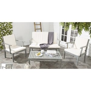 Bradbury 4 Piece Sofa Set with Cushions