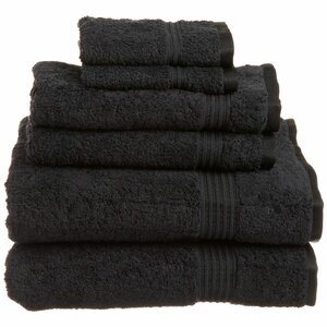 Currie 6 Piece Egyptian-Quality Cotton Towel Set