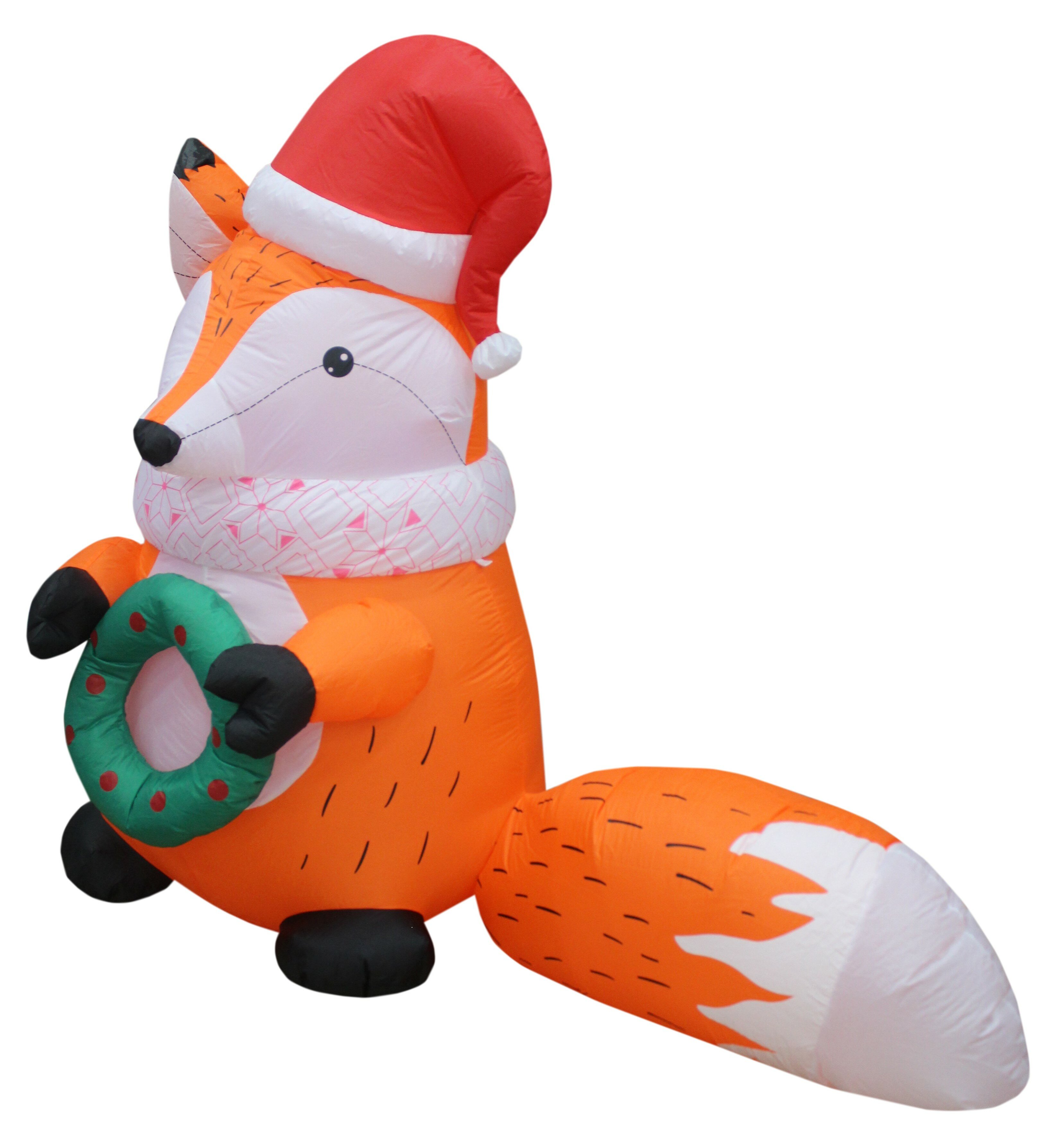 orange christmas hat