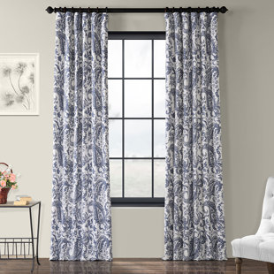 Blue Ikat Curtains Drapes You Ll Love In 2020 Wayfair