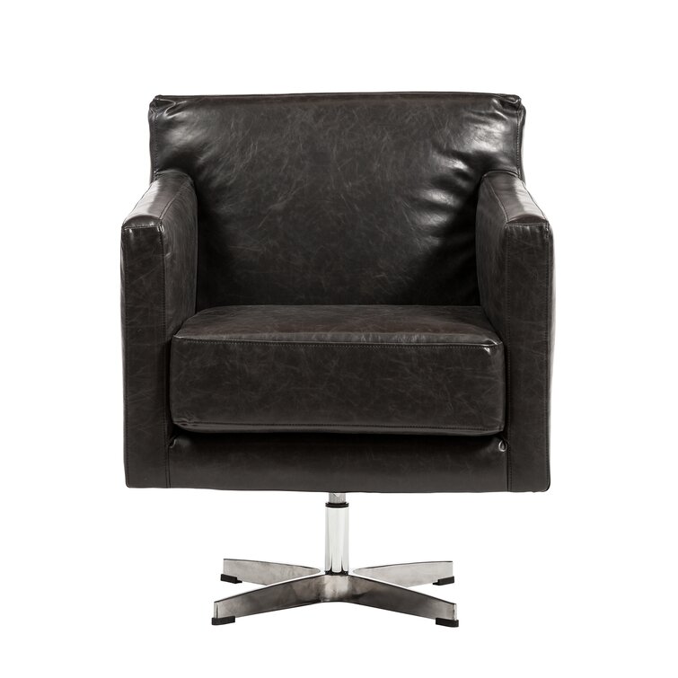 vero leather side chair