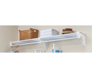 Wall Shelf With Hanging Rod Wayfair Quickview