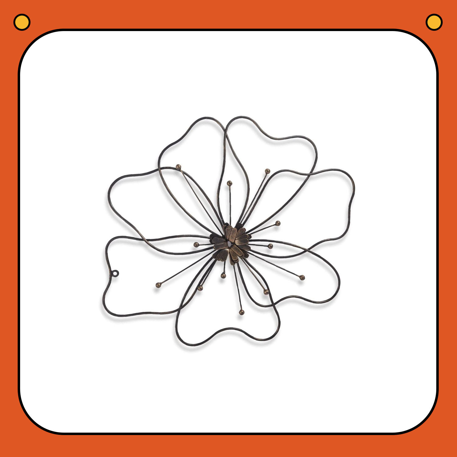 Ivy Bronx Metal Poppy Flower Wall Décor Wayfair