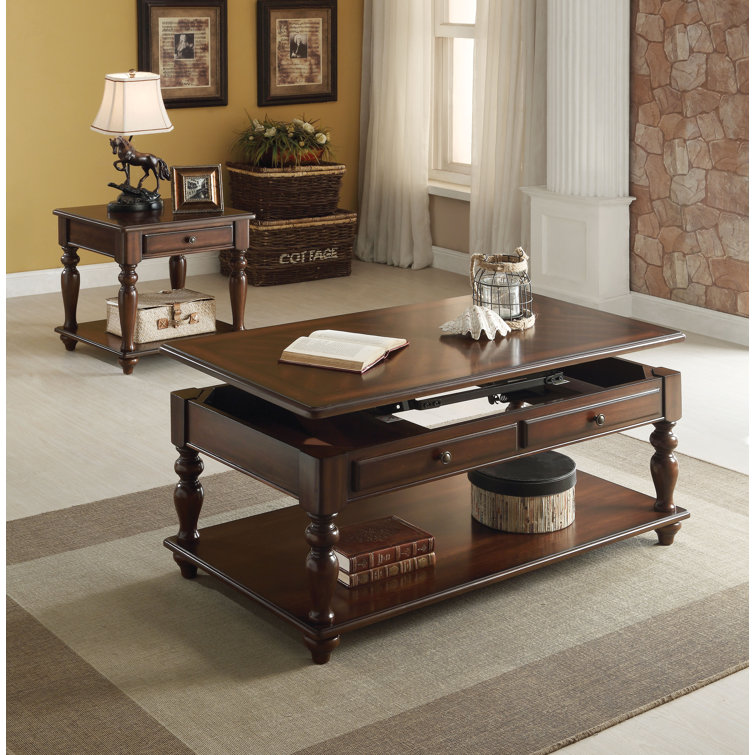 Canora Grey Naya Lift Top Coffee Table With Storage Wayfair