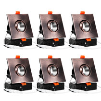 Led Canless Square Rectangle Recessed Lighting Kits You Ll Love In 2021 Wayfair