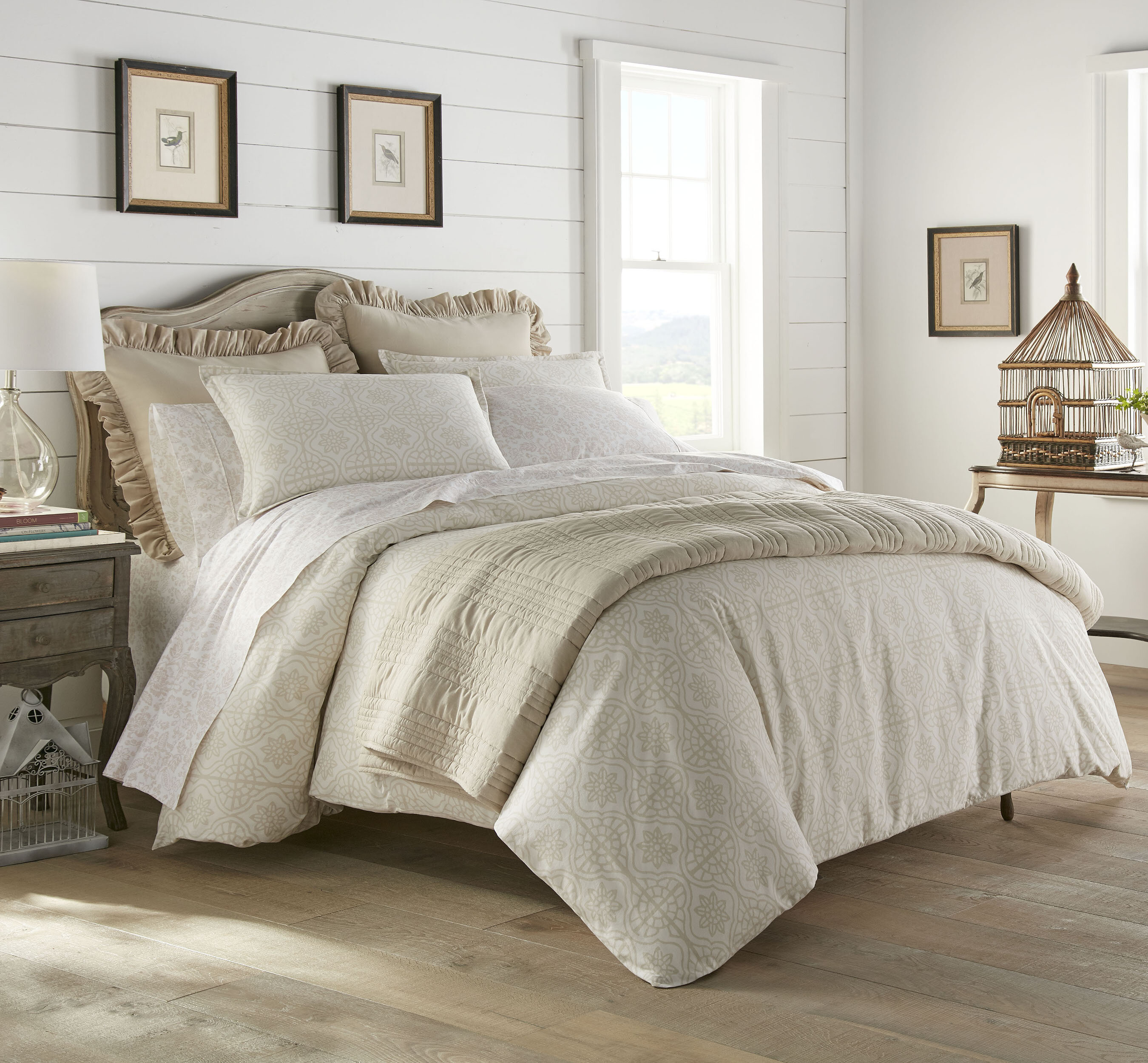 neutral queen duvet cover