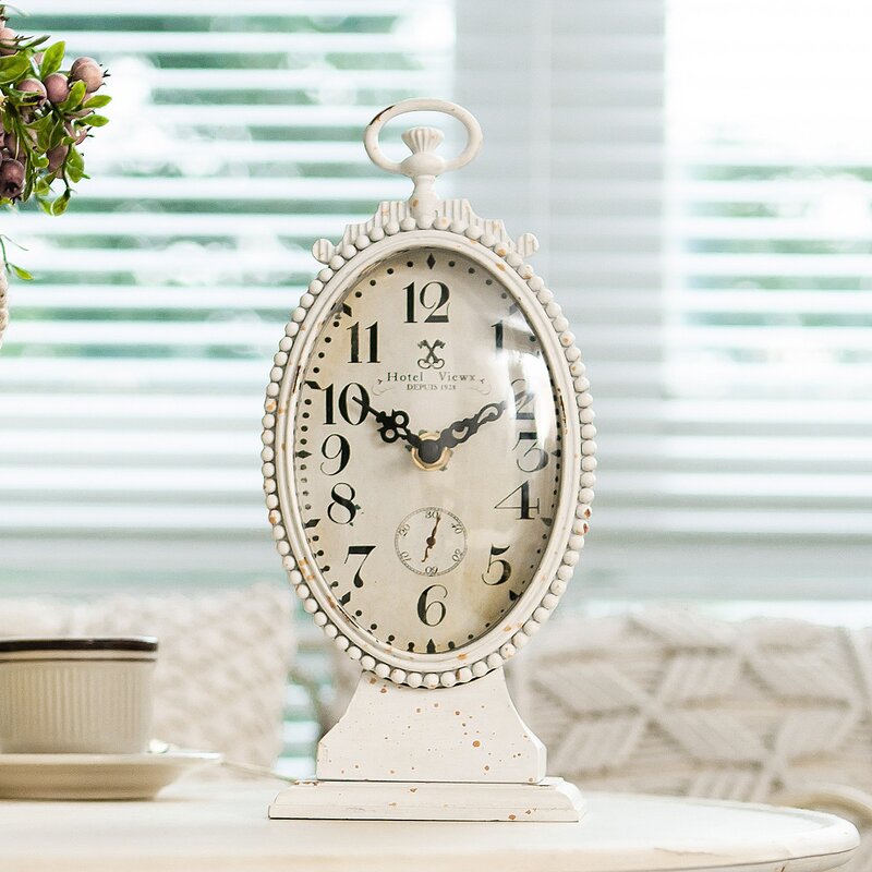 Ophelia & Co. Analog Quartz Tabletop Clock & Reviews | Wayfair