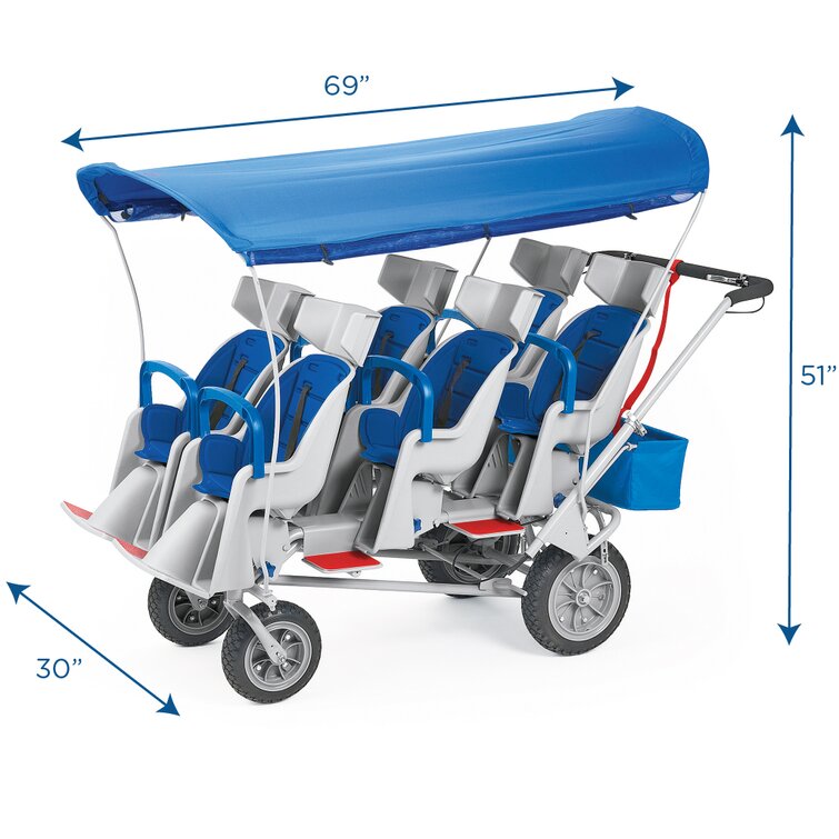 6 seat wagon stroller