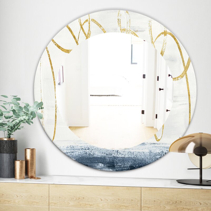 East Urban Home Abstract Geometric Shape Vanity Mirror | Wayfair