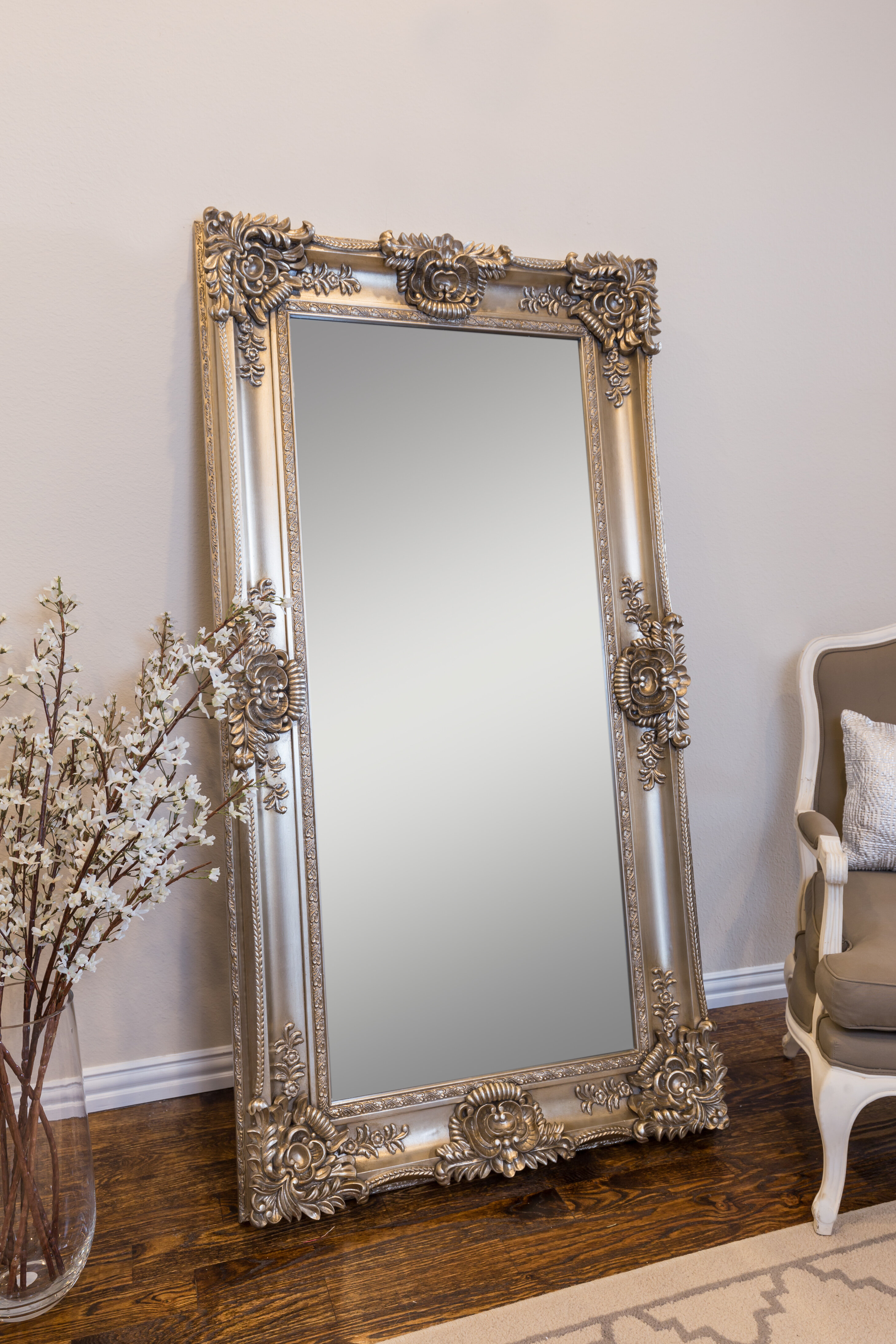 beveled full length mirror