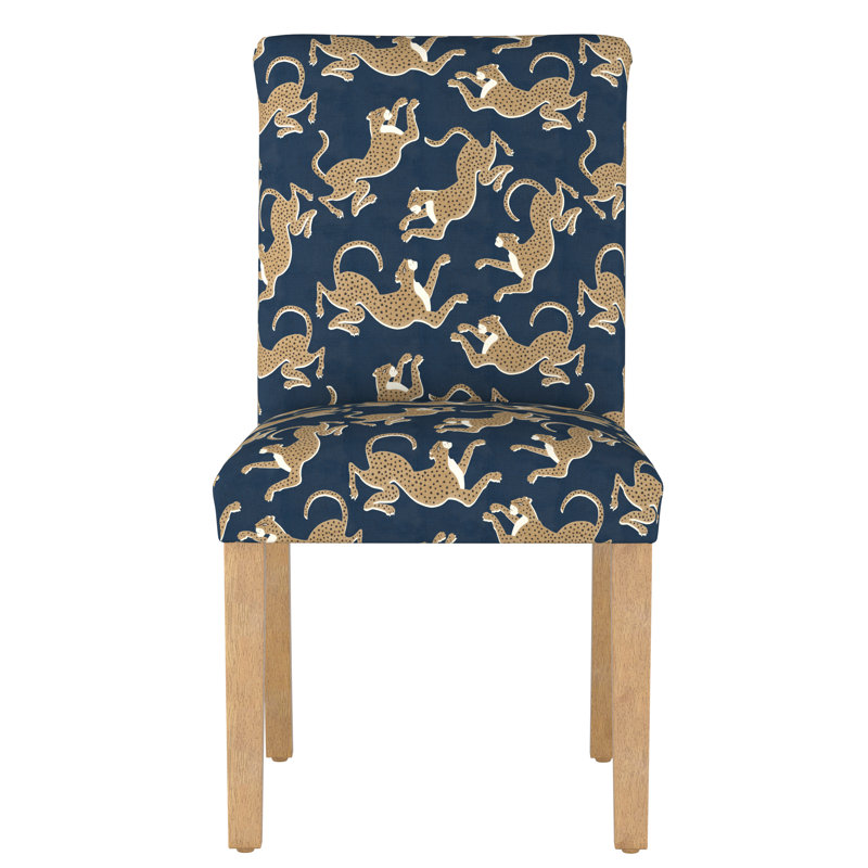 Bloomsbury Market Malaya Leopard Upholstered Dining Chair Wayfair Malaya Leopard Upholstered Dining Chair
