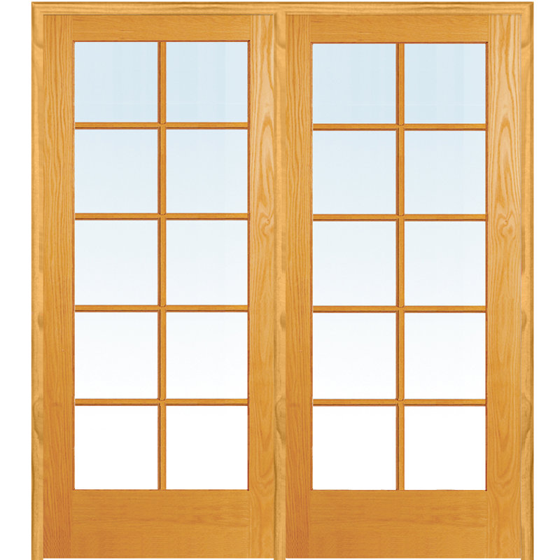 Verona Home Design Glass French Doors With Installation Hardware