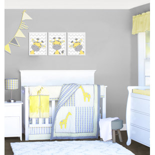yellow cot bed bedding