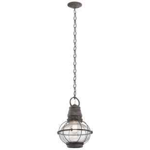 Best Seaport 1-Light Outdoor Pendant By Breakwater Bay Outdoor Lighting Seaport 1-Light Outdoor Pendant By Breakwater Bay Outdoor Lighting
