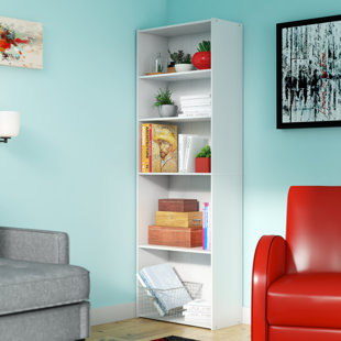 Go to store & view more images Hinshaw 5-Shelf Standard Bookcase by Latitude Run