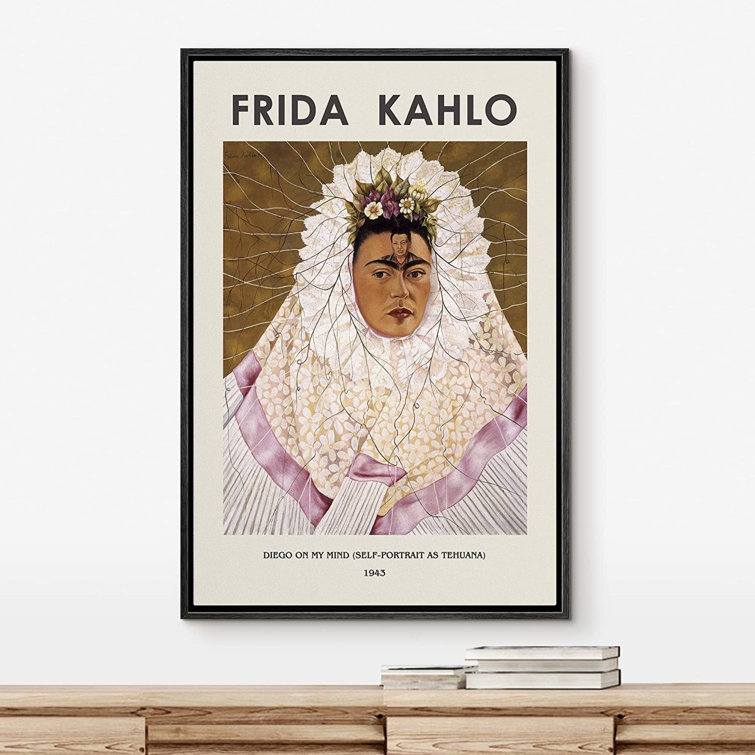 frida and diego wedding portrait