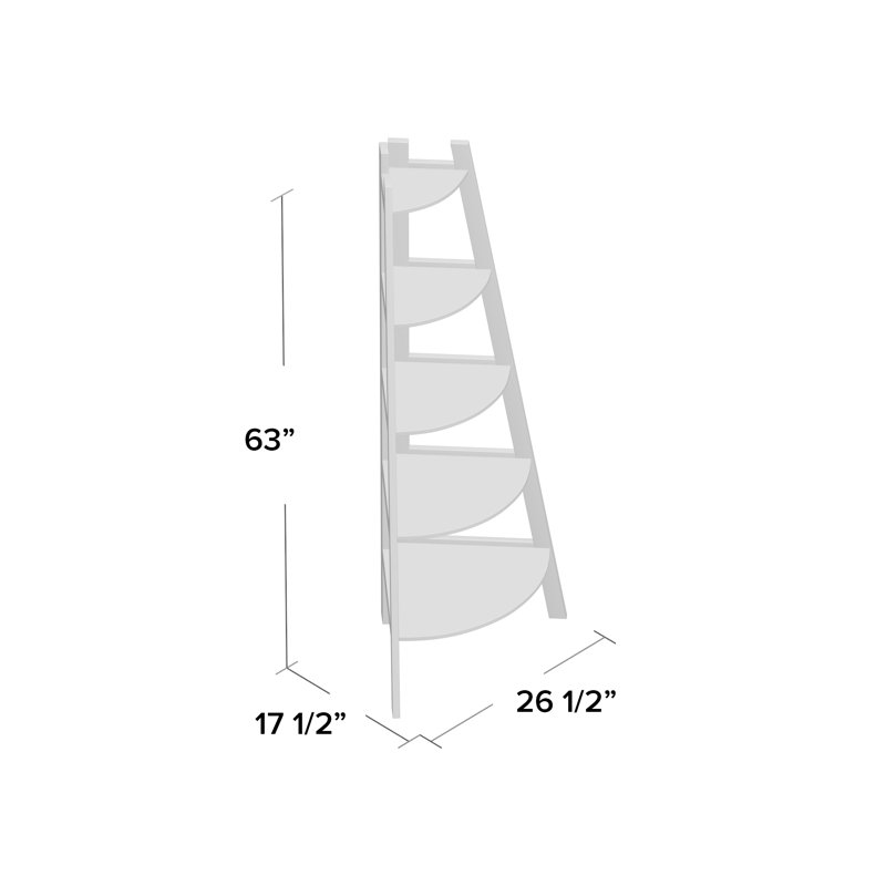 Tisha Corner Bookcase
