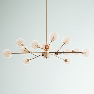 menton glass linear chandelier