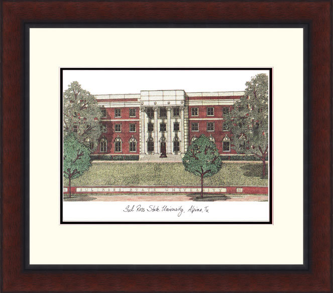 Campus Images Ncaa Sul Ross Lobos Legacy Alumnus Lithograph Picture Frame Wayfair