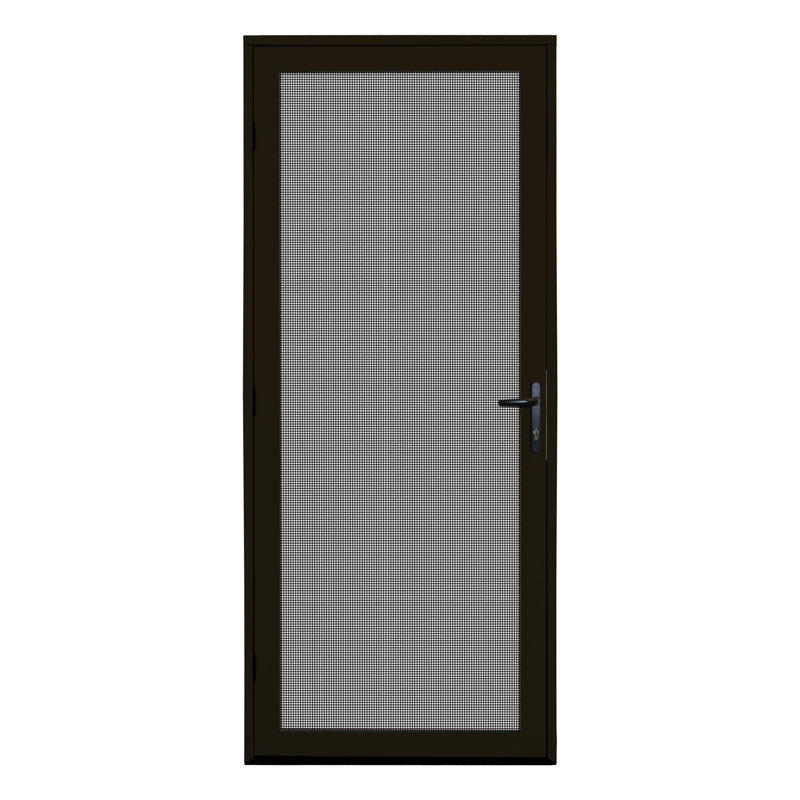 Titan Security Doors Meshtec Single Surface Mount Ultimate Security Aluminum Screen Door