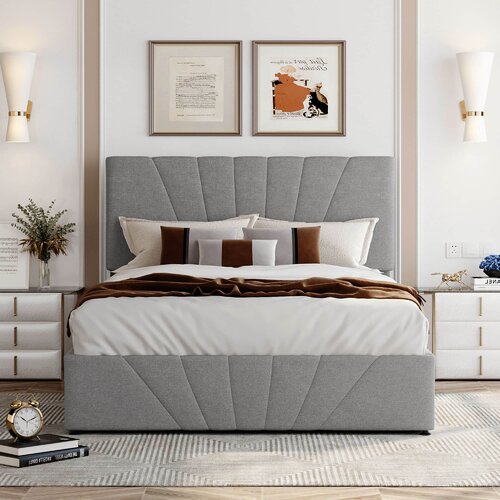 Latitude Run® Tihanna Storage Platform Bed & Reviews | Wayfair