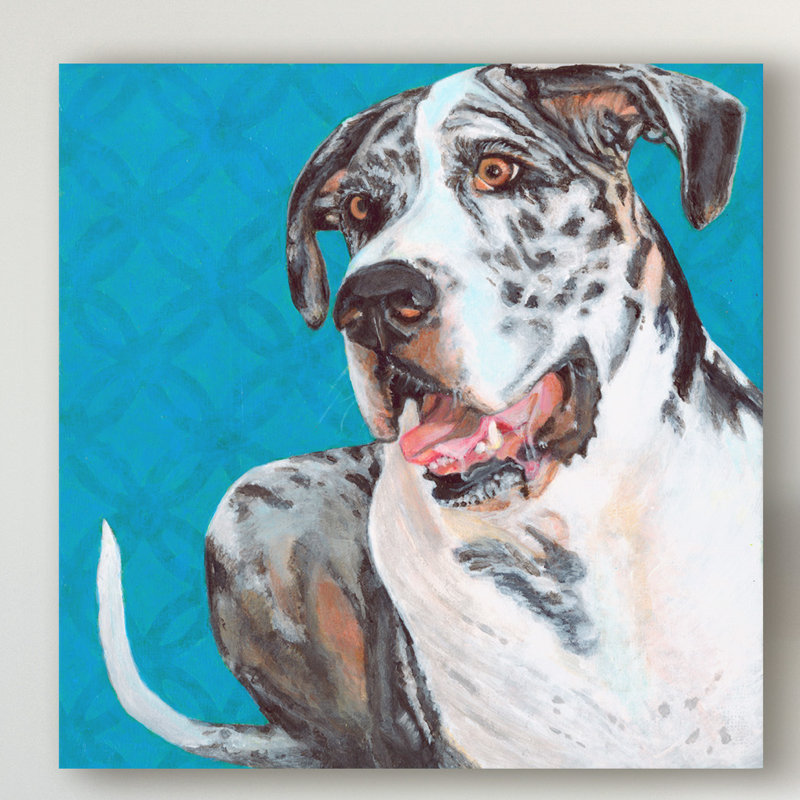 East Urban Home Dlynn S Dogs Apollo Acrylic Painting Print On