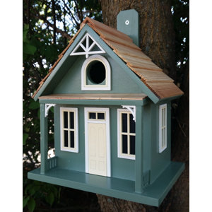 Santa Cruz Cottage 9 in x 6 in x 8 in Birdhouse