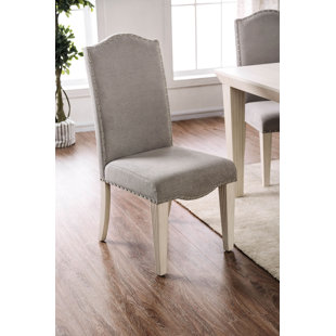 Javen Wooden Upholstered Dining Chair (Set Of 2) by Alcott Hill Herry Up