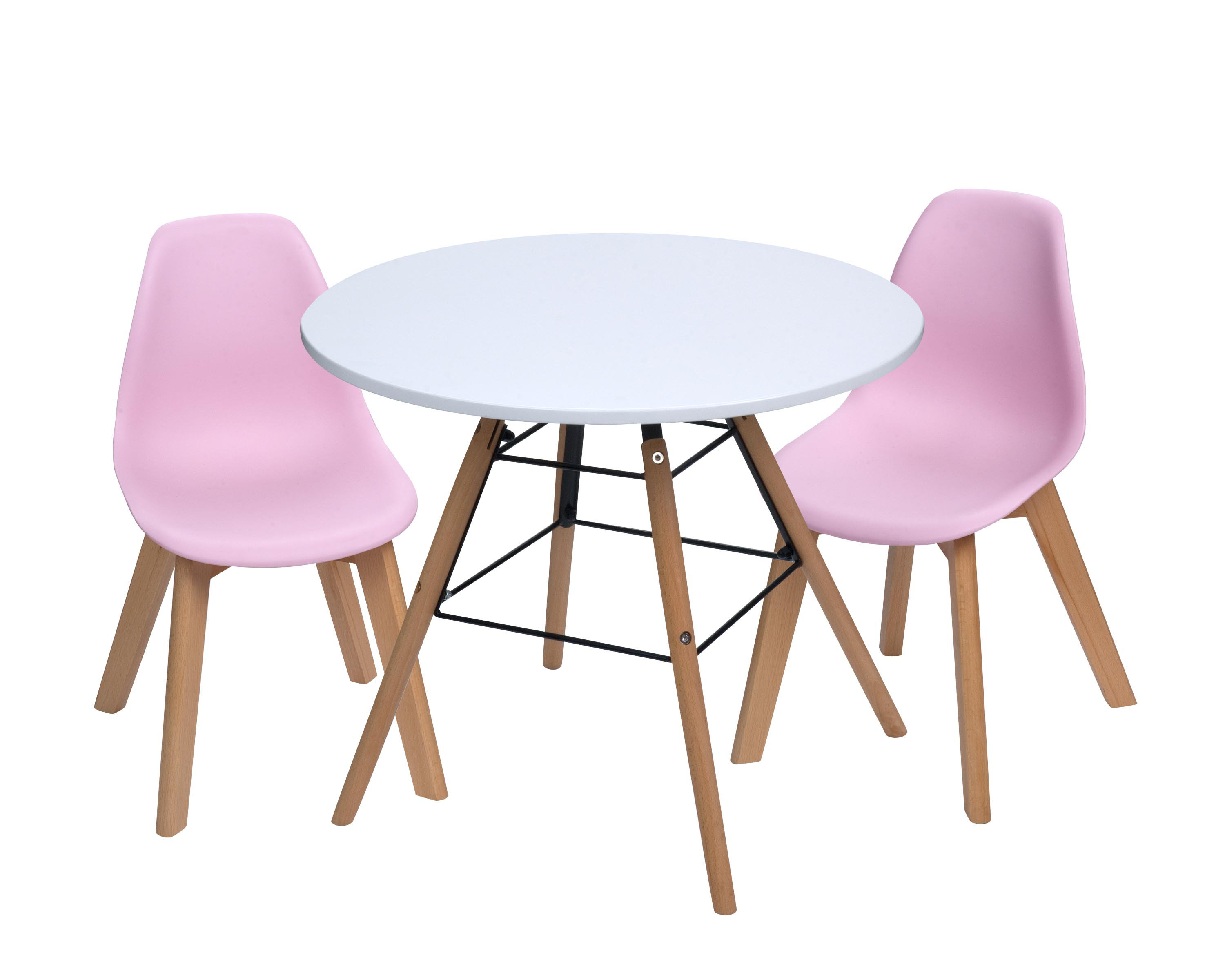 elc table and chairs pink