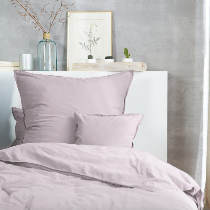Renforcé-Bettwäsche STONE WASHED - Wayfair Basics
