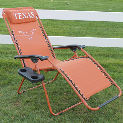 NCAA Logo Brands Texas Longhorns Quad Chair Team Color