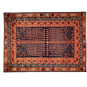 One-of-a-Kind Ziegler Hand-Knotted Red Area Rug