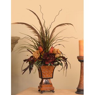 Pheasant Feather Arrangement Wayfair