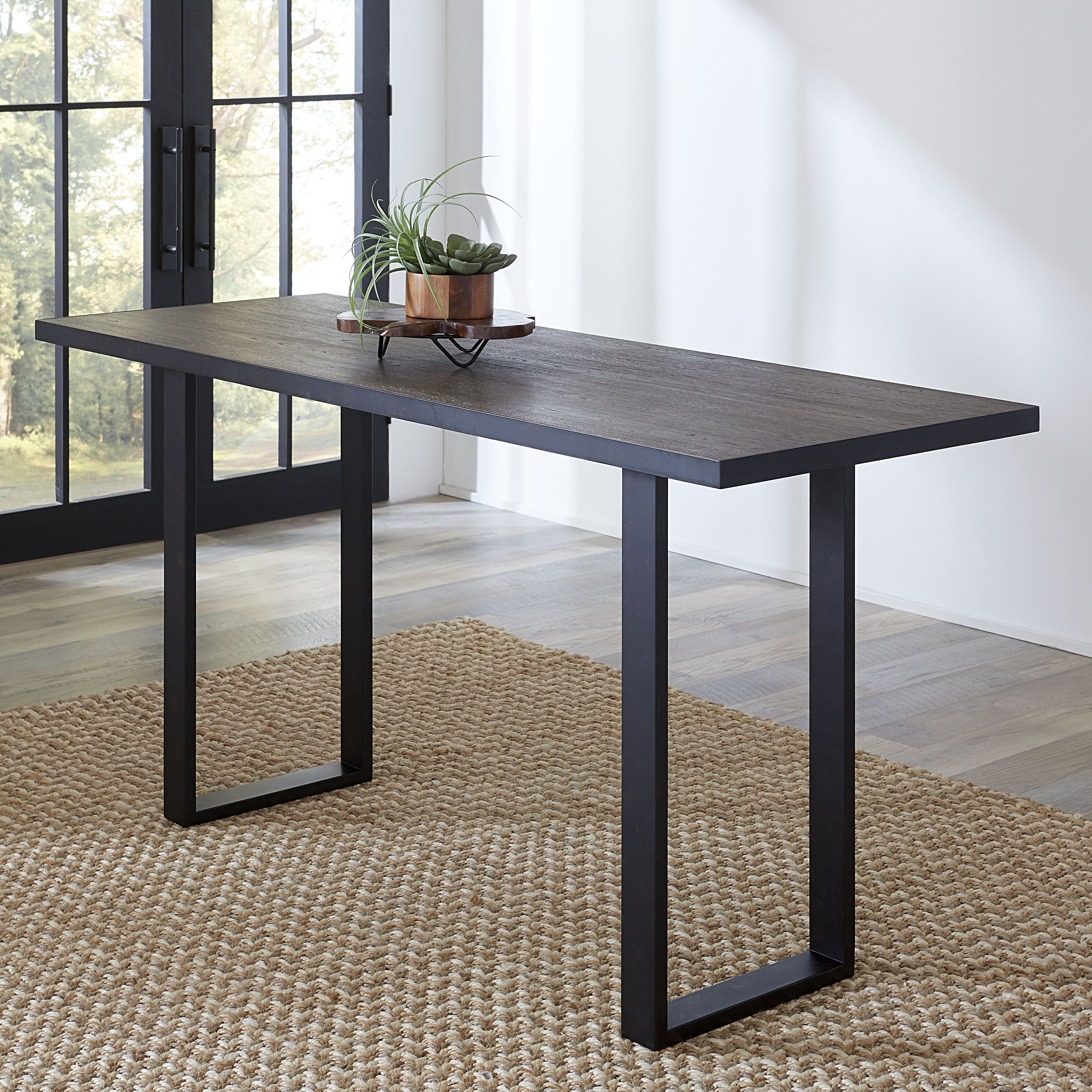 west elm table and bench