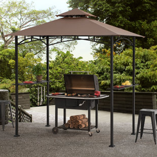 Grill Canopies Gazebos You Ll Love Wayfair Meijer 5 Ft W X 8 D Metal Grill Gazebo