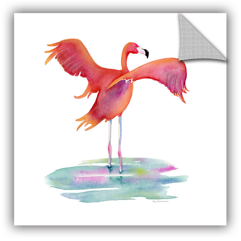 Artwall Flamingo Wings Removable Wall Decal Wayfair
