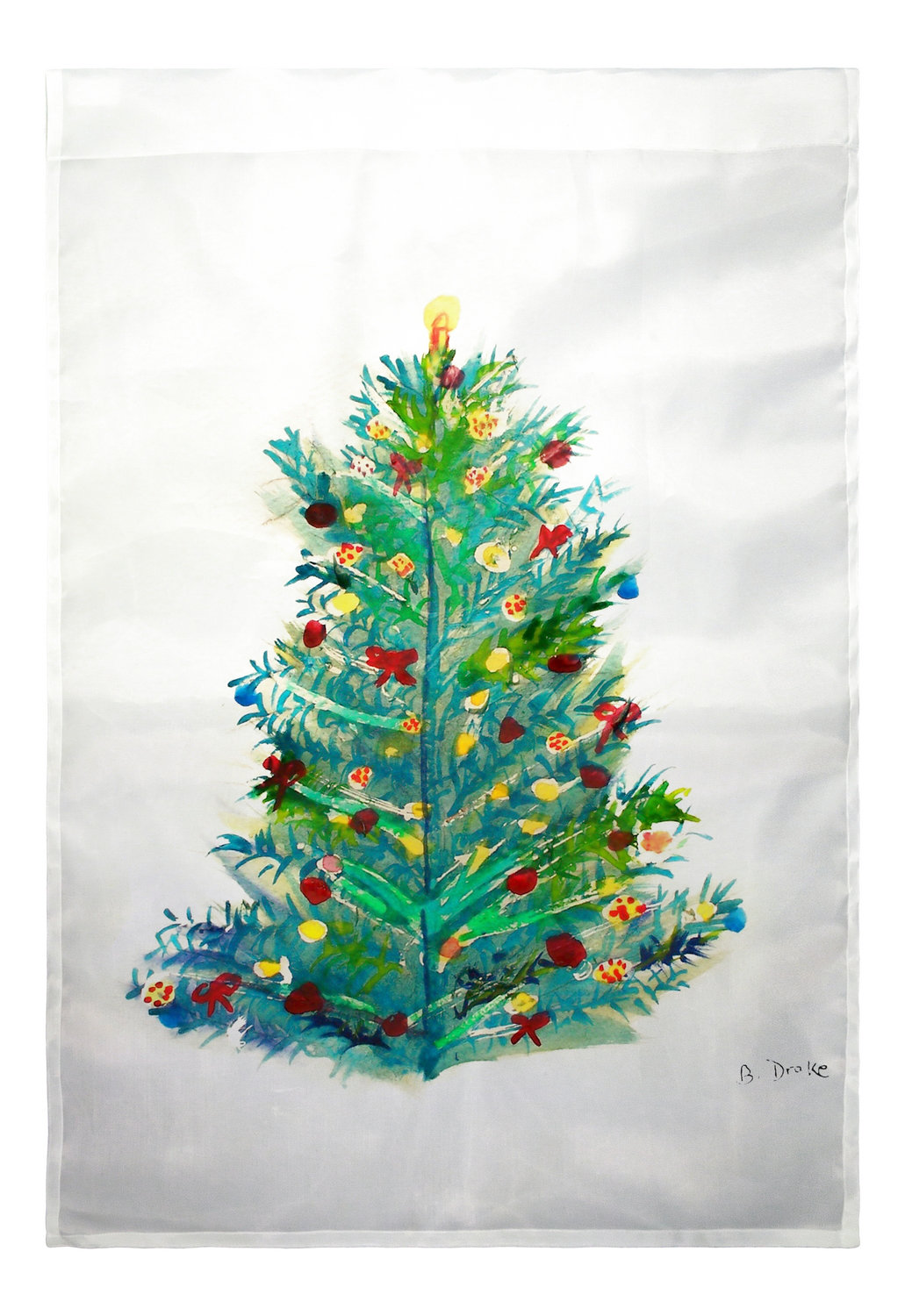 Betsy Drake Interiors Christmas Tree 2 Sided Polyester 28 X 40 In House Flag Wayfair