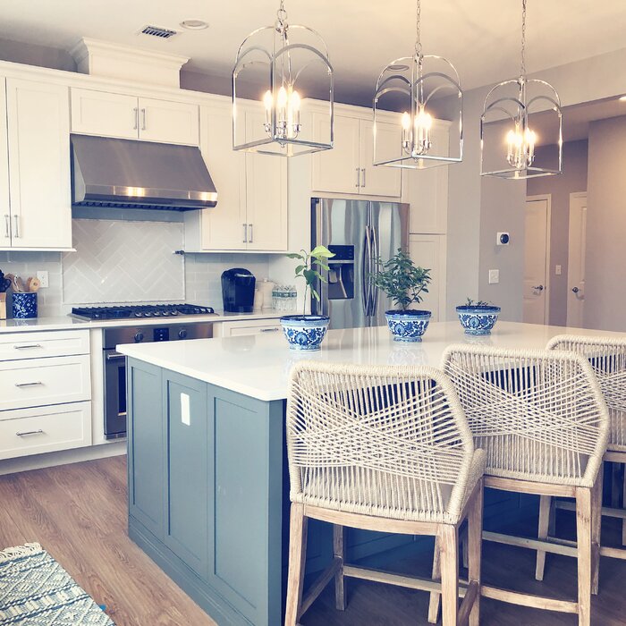 Kitchen island molding on sides and sides stick out ...