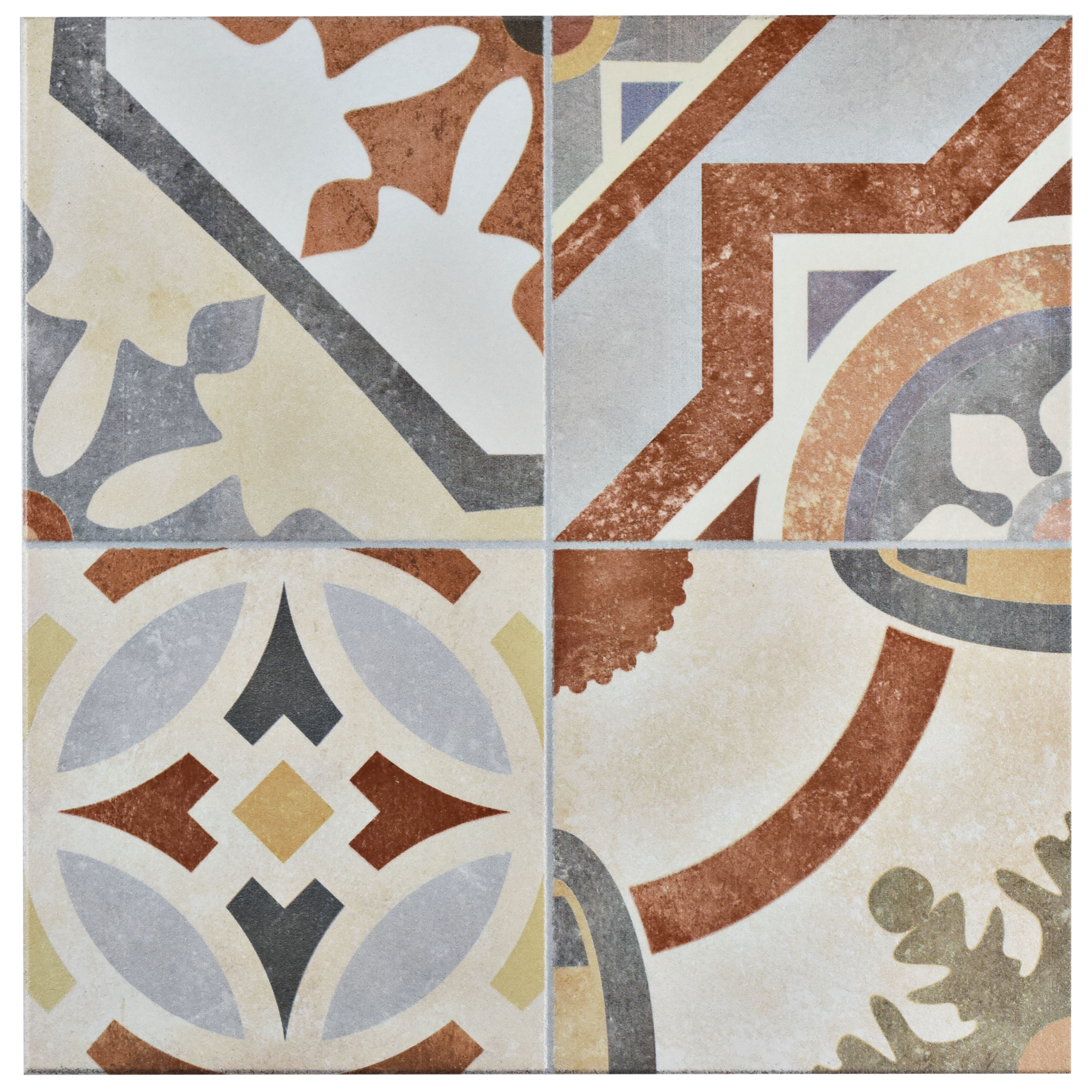 Elitetile Hydraulic 13 X Ceramic Field Tile In Beige Terracotta Elitetile Hydraulic 13 X Ceramic Field Tile In Beige Terracotta Wayfair