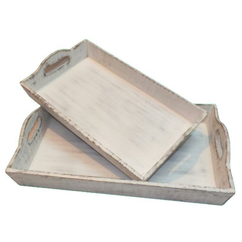 Hargrave 2 Piece Serving Tray Set